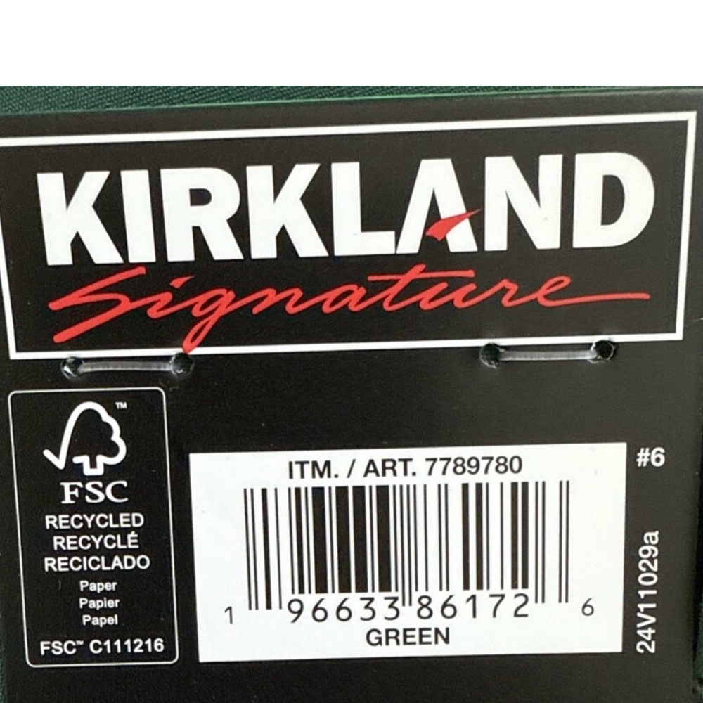 Kirkland Ladies’ Travel Pants Green 12 NWT - Picture 4 of 5